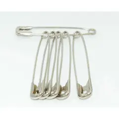GENERICO - Alfiler de gancho set 12 unidades #3, 4.5 cm