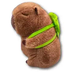 GENERICO - Peluche Capibara Kawaii Con Mochila De Tortuga