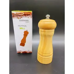 GENERICO - Pimentero Molinillo De Sal Y Pimienta Moledor Madera Cocina