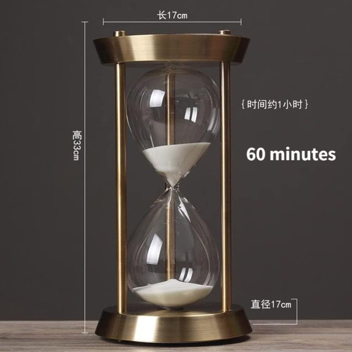 GENERICO - Reloj De Arena Grande 60 Minutos