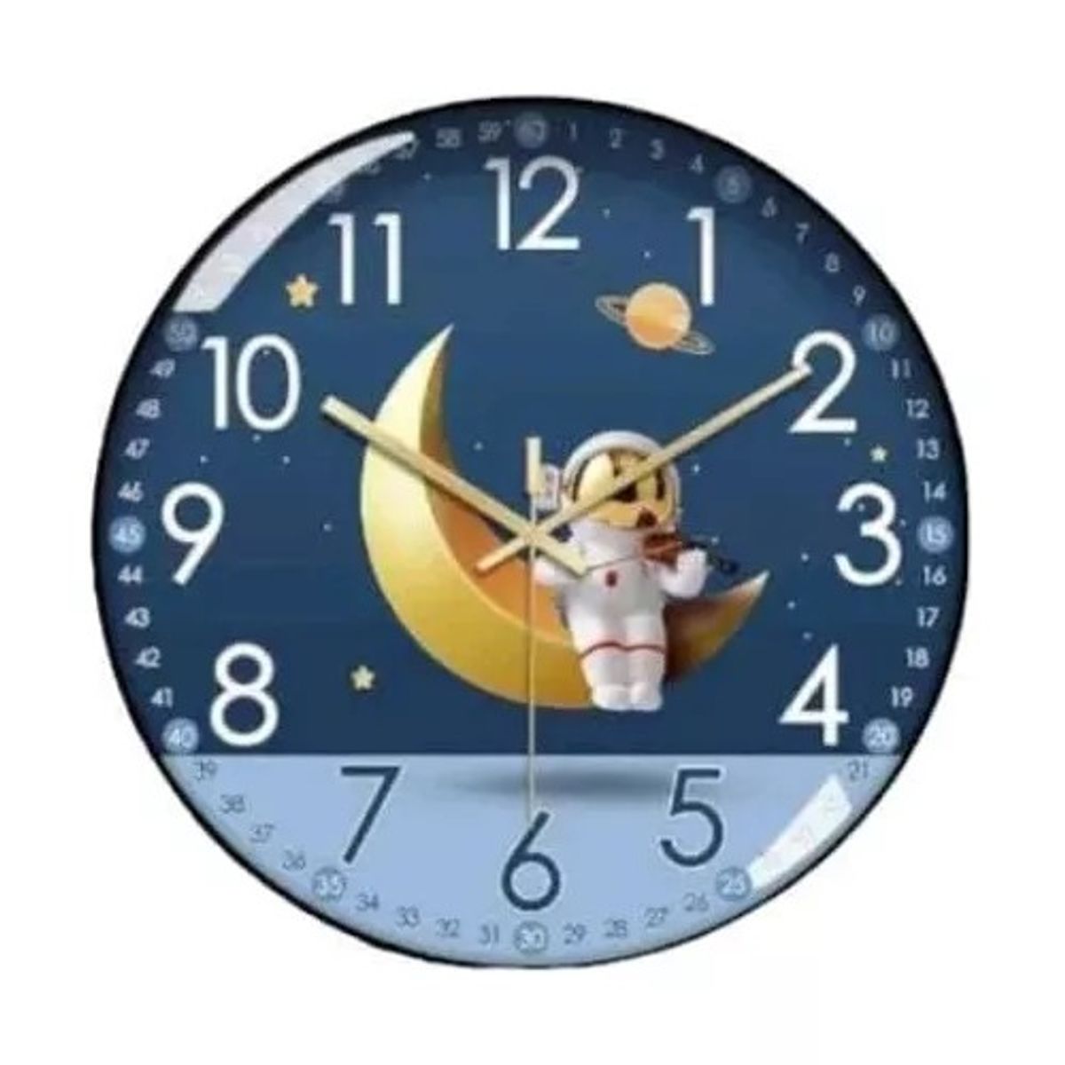 GENERICO - Reloj Silencioso De  Niños, Astronauta Y Luna