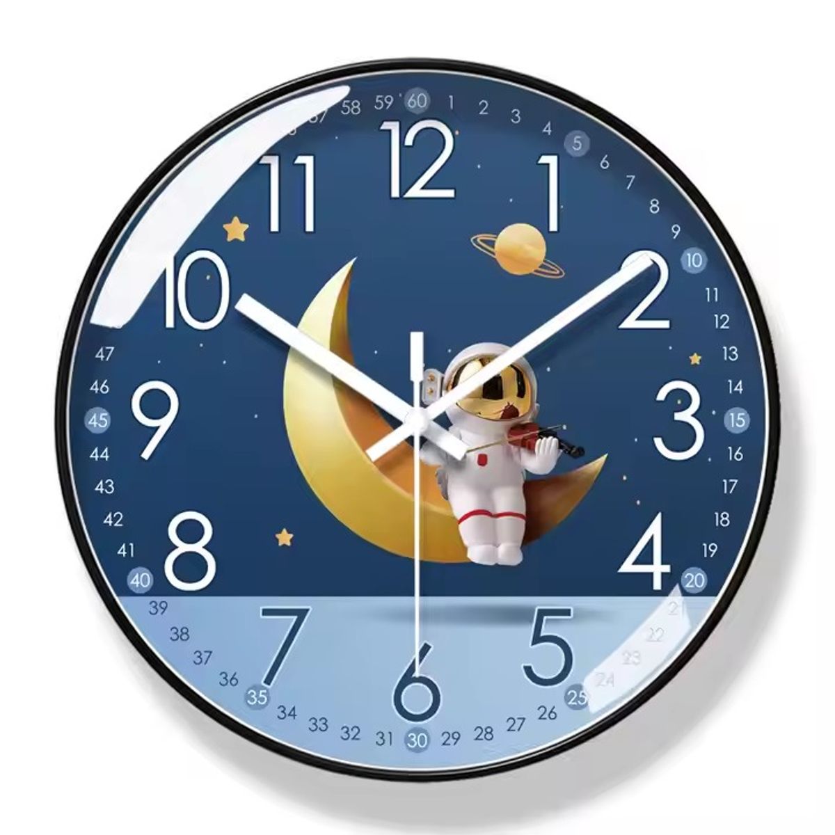 GENERICO - Reloj Silencioso De  Niños, Astronauta Y Luna