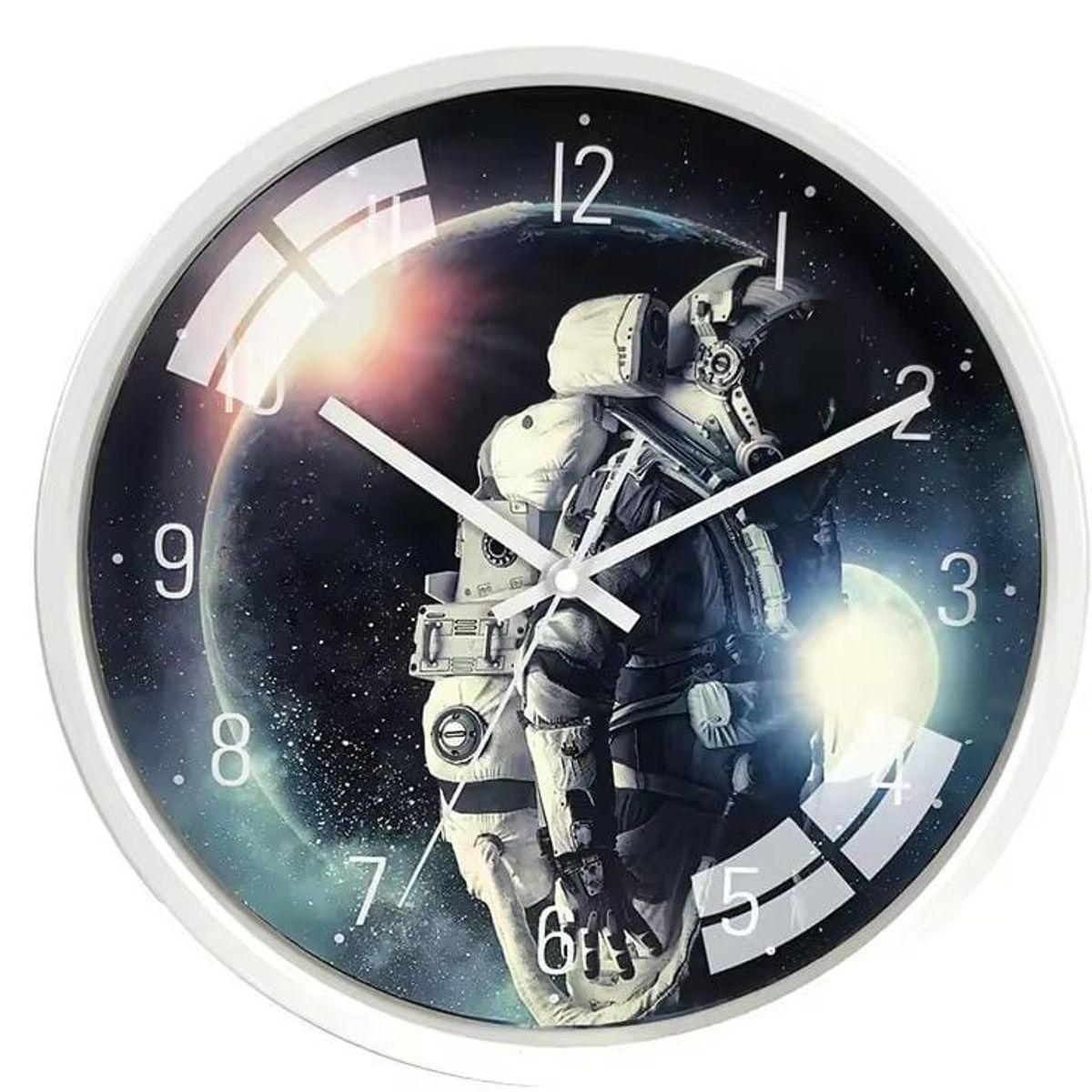 GENERICO - Reloj De Pared Silencioso  Modelo Astronauta