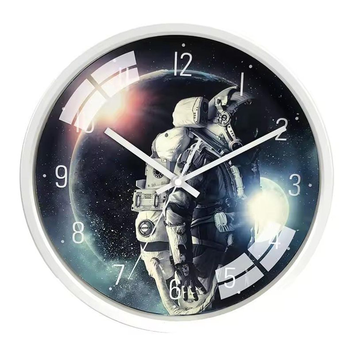 GENERICO - Reloj De Pared Silencioso  Modelo Astronauta