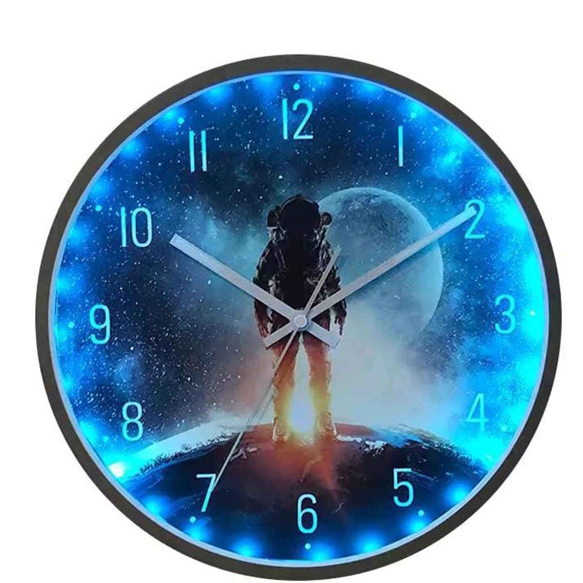 GENERICO - Reloj De Pared Silencioso  Modelo Astronauta