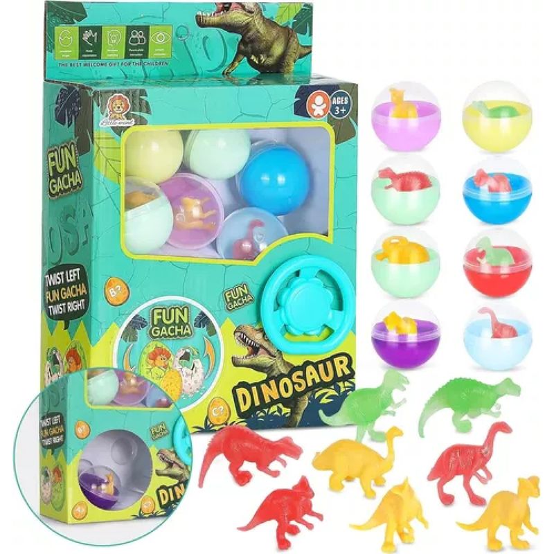 DINO - Caja Juguete Sorpresa Dispensador Dinosaurios Niños