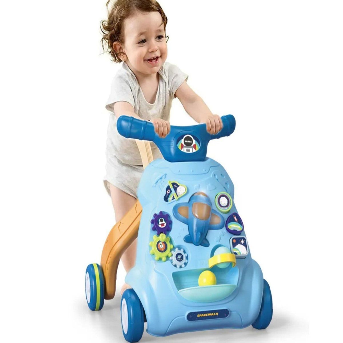 GENERICO - CORREPASILLOS CAMINADORA BEBE MUSICAL ANDADOR D1