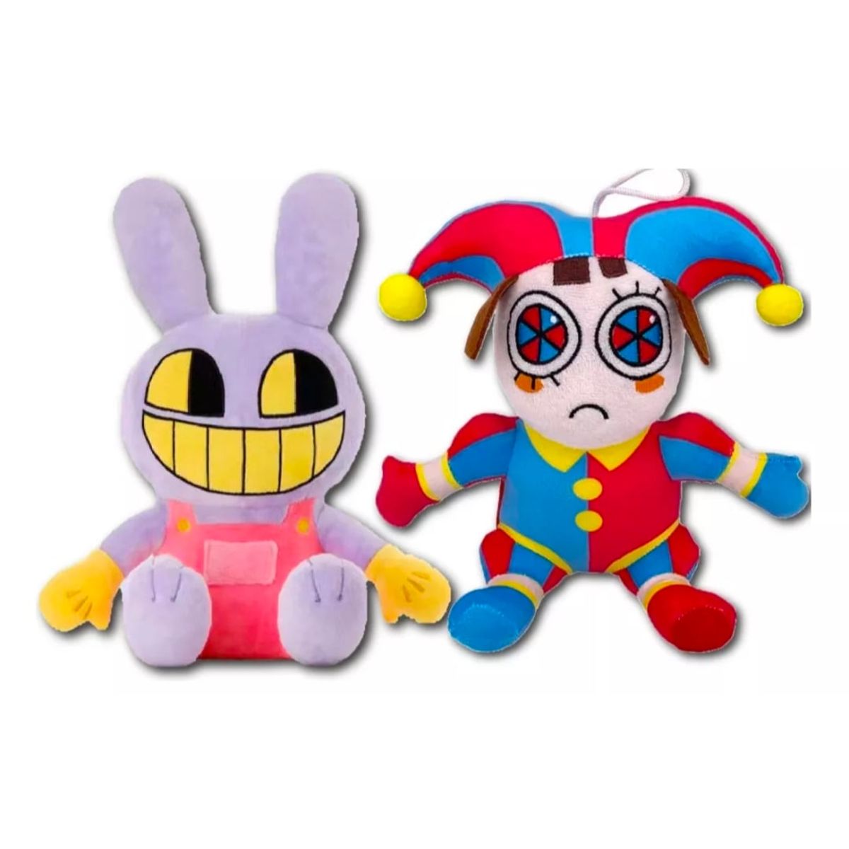 GENERICO - Pack Peluches Jax y Pomni Digital Circus Serie Circo Digital