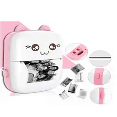 GENERICO - Mini impresora térmica portátil impresora bluetooth