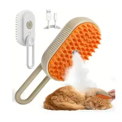 GENERICO - Cepillo Vapor Automático Para mascotas Perros y Gatos
