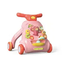 Caminador Para Bebe Musical De Juguete Rosado
