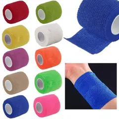 GENERICO - Pack 2 Vendas Elástica Cohesiva Autoadherible De 7.5cm x 4.5m