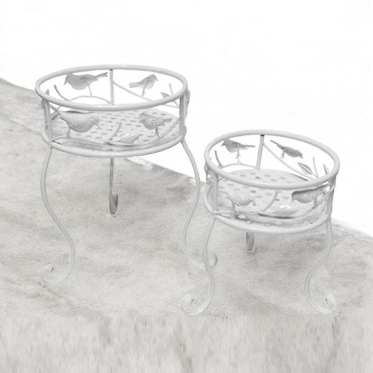 BRIC - Repisa con bandeja blanca Set