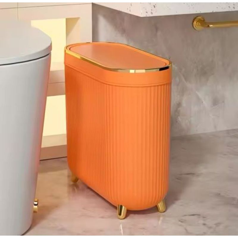 GENERICO - Basurero Papelero Moderno y Elegante Naranja