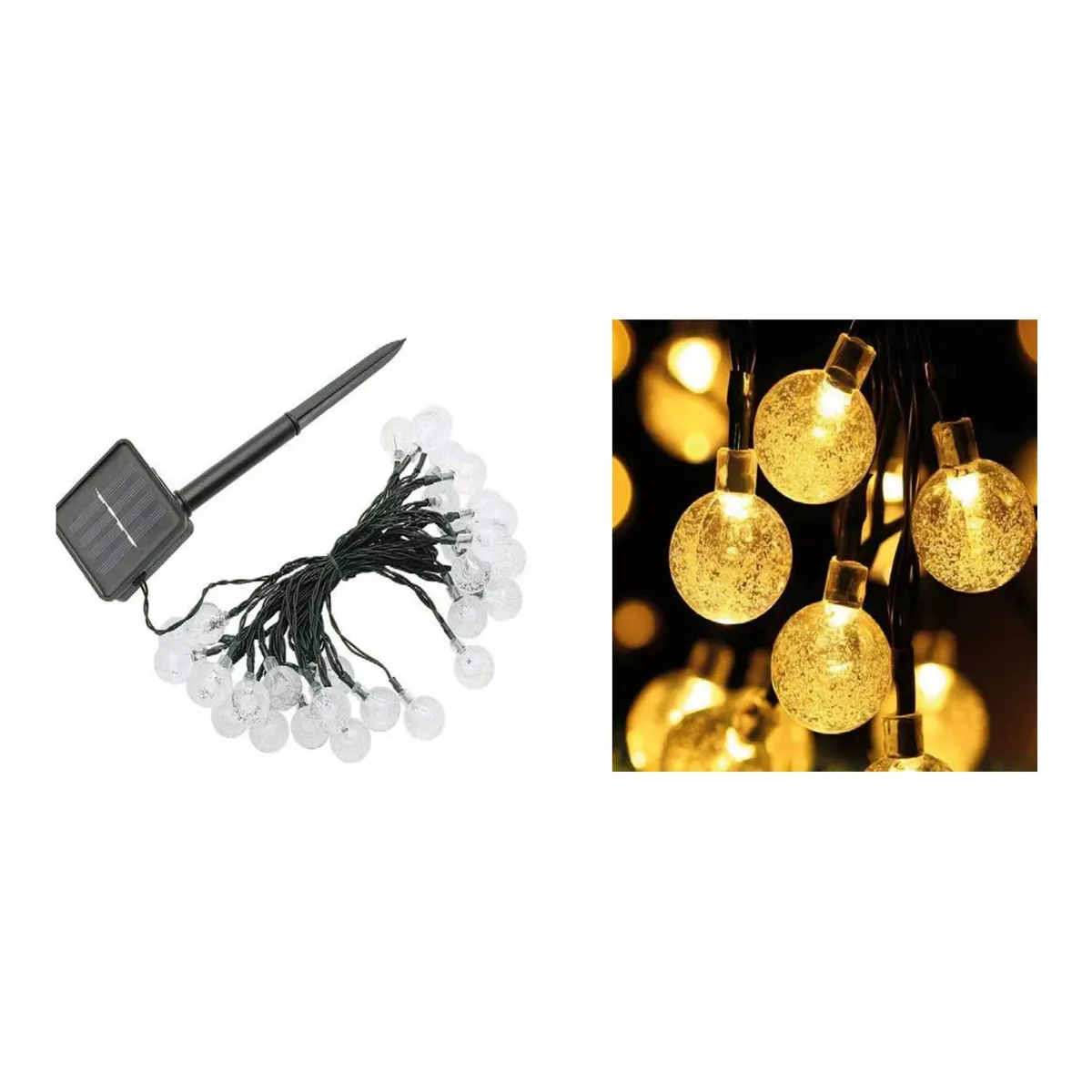 DOMA - Guirnalda Solar Decoración 20 Led 10mts - SC