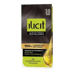 ILICIT - CAJA 12 UNIDADES TONO 30 CASTAÑO OSCURO COLOR