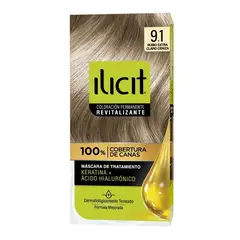 ILICIT - CAJA 12 UNIDADES TONO 91 RUB EXTCLARO CEN COLOR