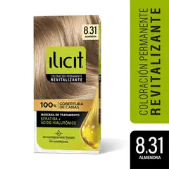 ILICIT - CAJA 12 UNIDADES TONO 831 ALMENDRA COLOR