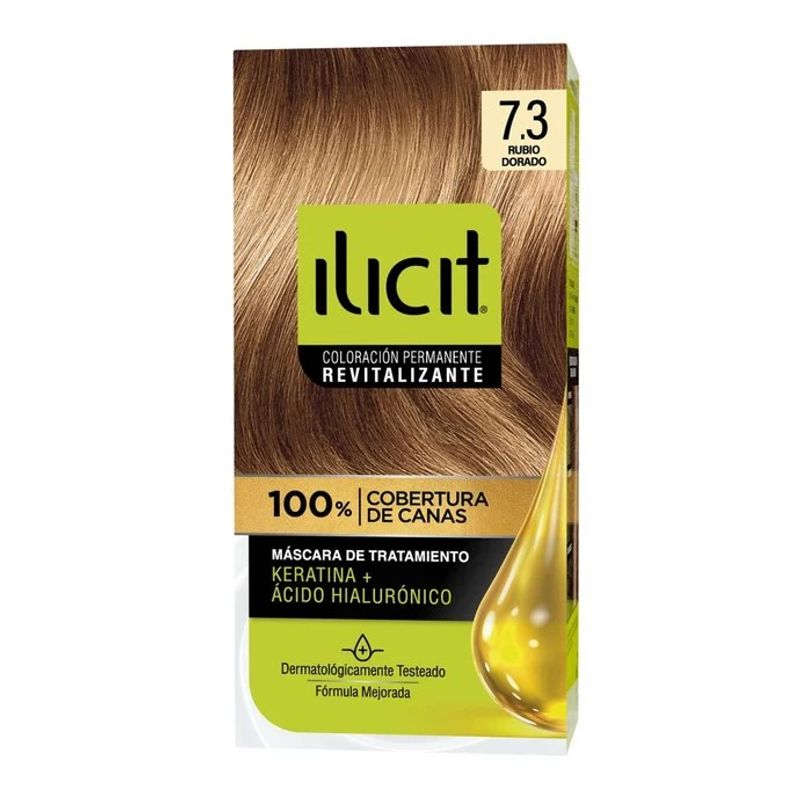 ILICIT - CAJA 12 UNIDADES  TONO 73 RUBIO DORADO  ILICIT COLOR