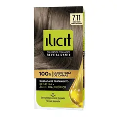 ILICIT - CAJA 12 UNIDADES TONO 711 RUBIO CENIZ PROF COLOR