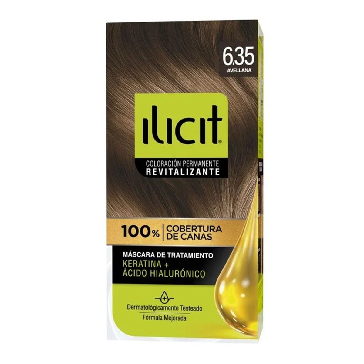 ILICIT - CAJA 12 UNIDADES  TONO 635 AVELLANA  ILICIT COLOR