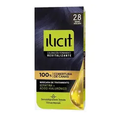 ILICIT - CAJA 12 UNIDADES TONO 28 NEGRO AZULADO COLOR
