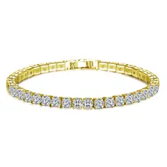 TIOZONEY - Pulsera Cadena Enlazada Mujer