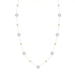 TIOZONEY - Bañado en oro Collar de moda para mujeres