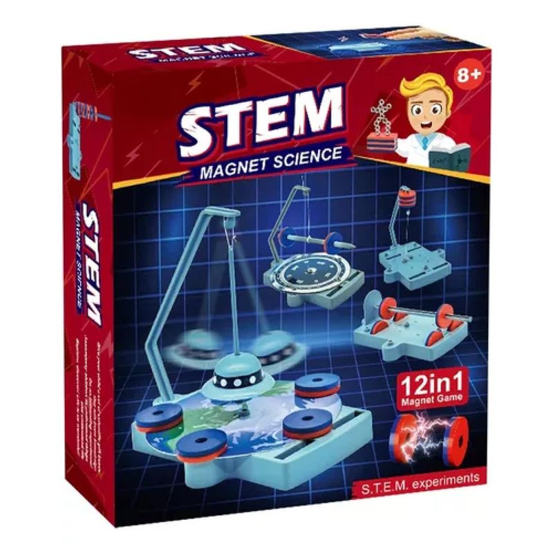 LIFESYSTEM - Juego Didáctico Imanes Experimento Ciencia 2 En 1 Educativo