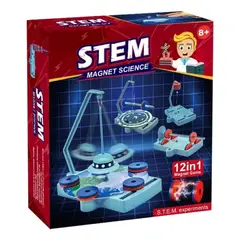 LIFESYSTEM - Juego Didáctico Imanes Experimento Ciencia 2 En 1 Educativo
