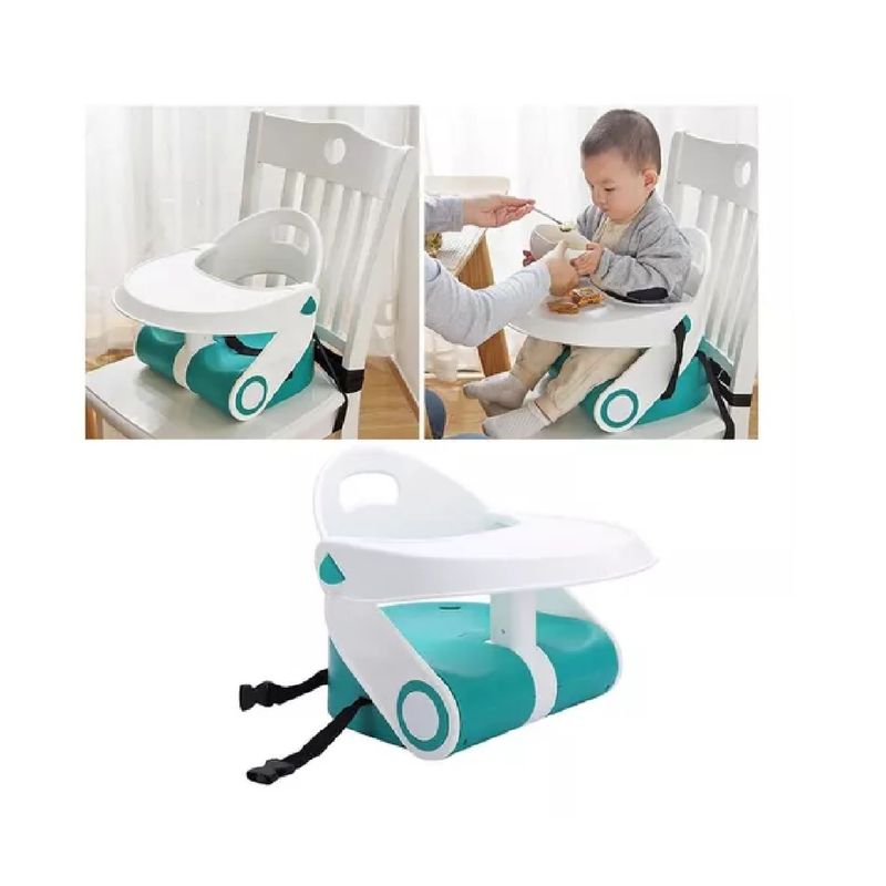 ANGELES DEL HOGAR - Silla De Comer Alimentacion Elevador Plegable Niños Bebes