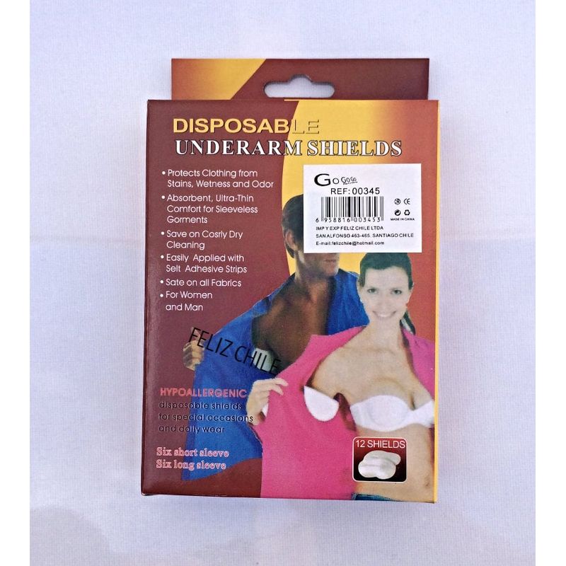 GENERICO - X48 Parches Protectores Piel Antitranspirantes Axilas Polera