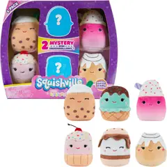SQUISHMALLOWS - Squishville Set De 6 Mini Peluches 5 Cm.