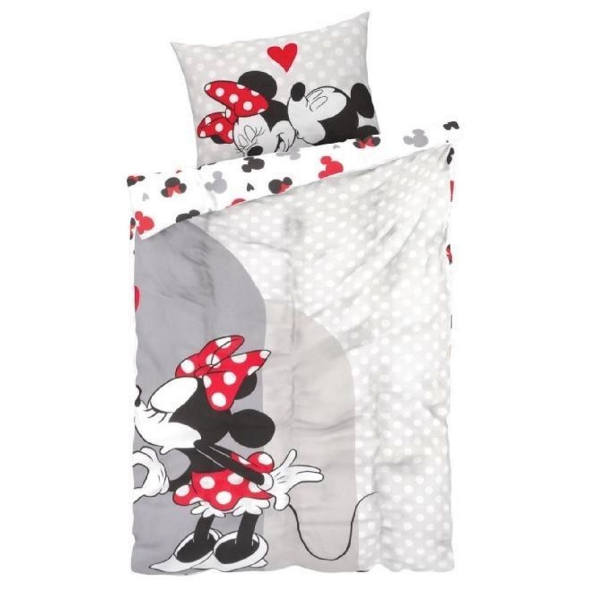 DISNEY - Funda plumón y almohada 1 plaza diseño DISNEY 140x200cm