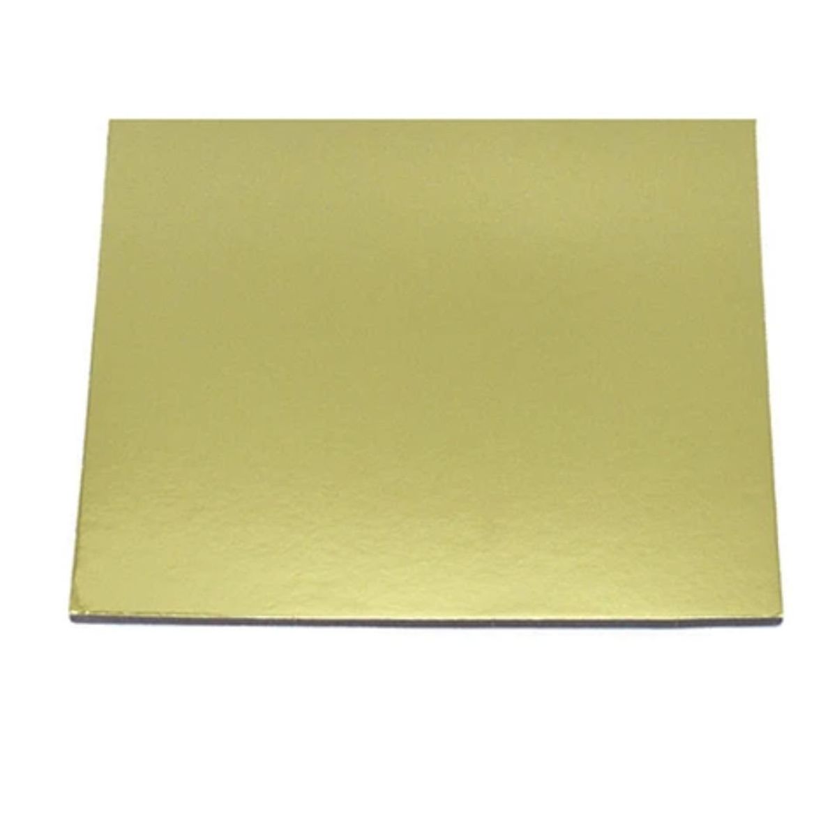 GENERICO - Base Cuadrada Gruesa Oro 30cm 5mm