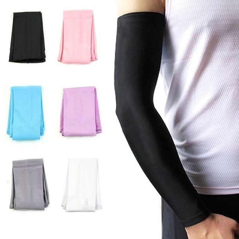 GENERICO - Pack 2 Mangas Brazo Protección Solar Slim Deportiva Unisex