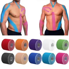 GENERICO - Cinta Kinesiológica Tape Neuromuscular Altletica 5cm Color Colores