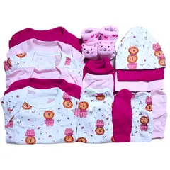 GENERAC - Pack ajuar bebe niña 0 a 3 meses y calcetines