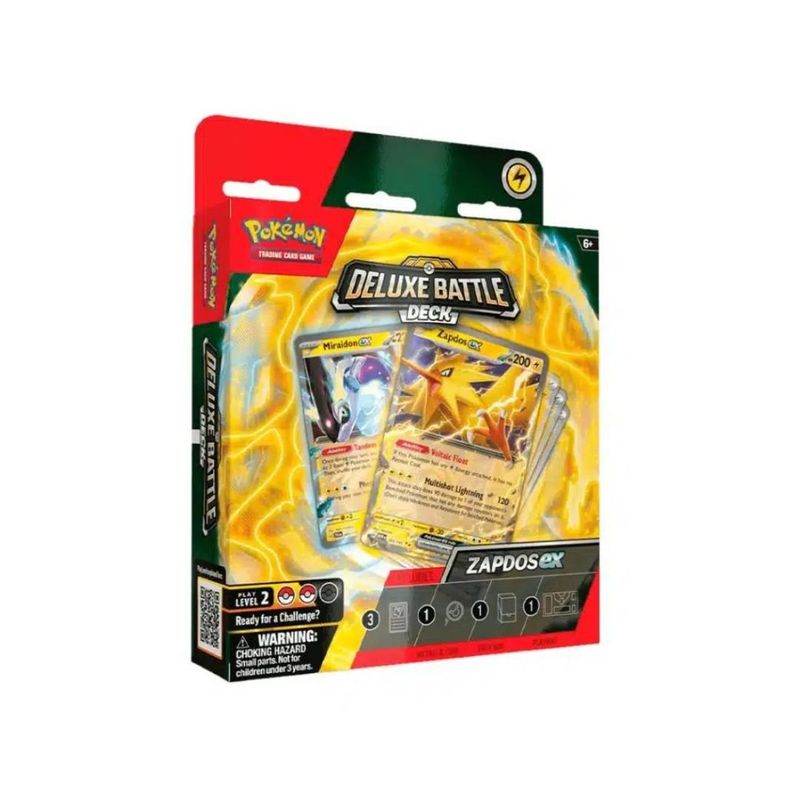 POKEMON - Pokémon TCG Zapdos ex Deluxe Battle Deck Español
