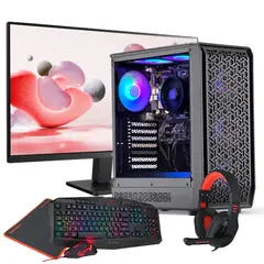 HYPERPC - PC GAMER + MONITOR 24 + Perif: AMD RYZEN 5 8500G 32Gb 1Tb 740M