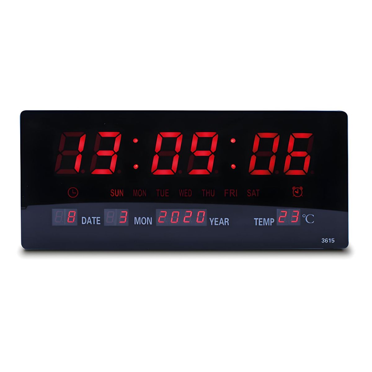 TECNOLAB - Reloj Digital de Pared Multifunción 12-24H con Temperatura - SC