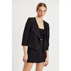 IO - Chaqueta Negro Mujer