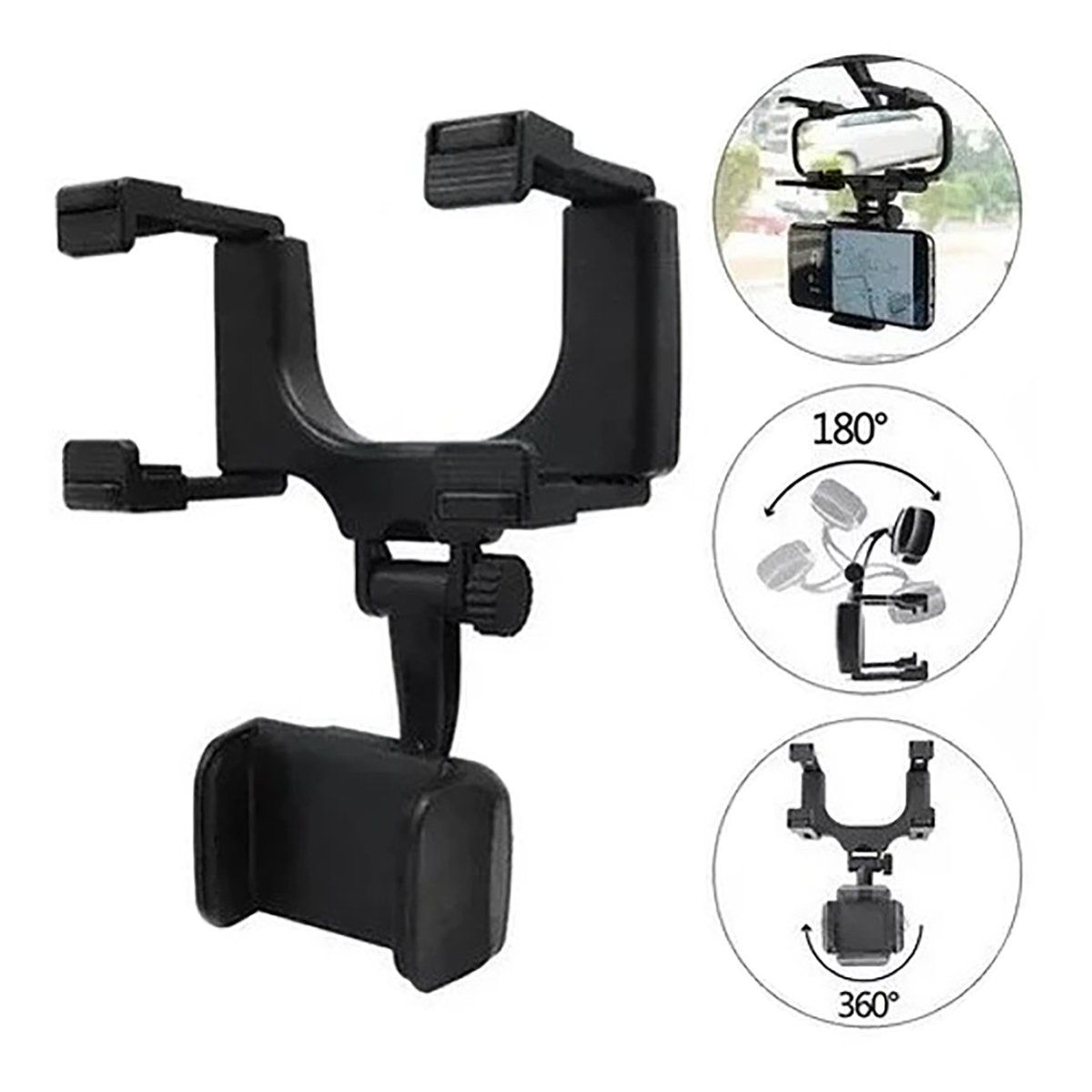 BELKRA - Soporte Telefono Smartphone Celular Retrovisor Universal Aut