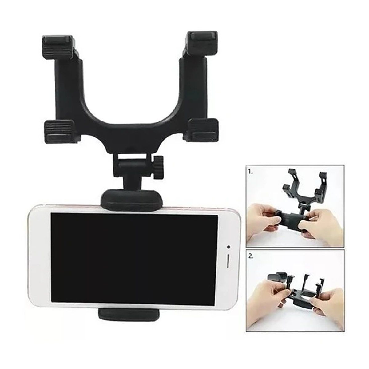 BELKRA - Soporte Telefono Smartphone Celular Retrovisor Universal Aut