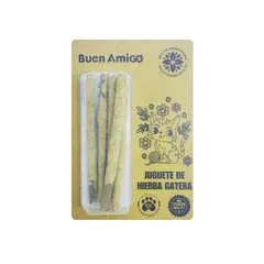 BUEN AMIGO - Juguete De Hierba Gatera Gatos Con Forma Varas Blancas