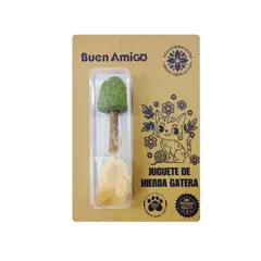 BUEN AMIGO - Juguete De Hierba Gatera Gatos Con Plumas
