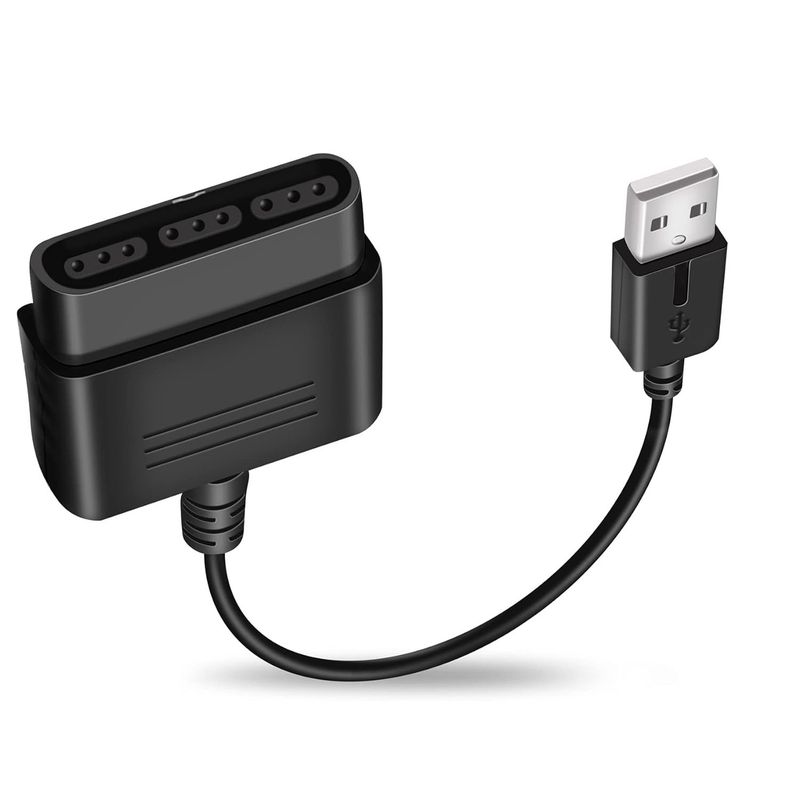 GENERICO - Adaptador Usb De Control Joystick Compatible Con Ps2 Ps3 Pc