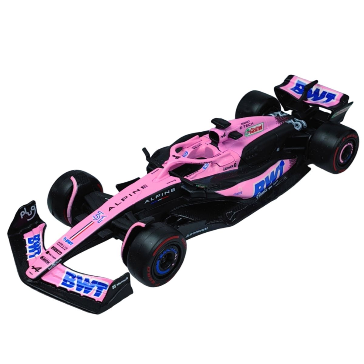 BBURAGO - Auto F1 Alpine A523 Rosa 2023 #10 P. Gasly Caja Normal 1:43