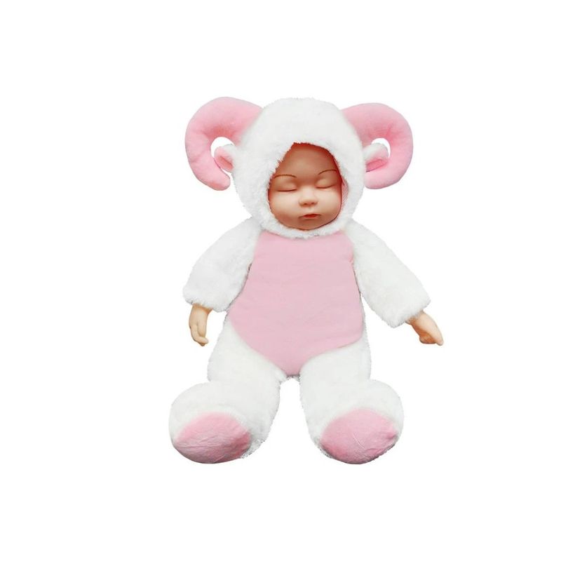 GENERICO - Muñeco Peluche Dormilón Reborn Lovey Baby 35cm Niñas