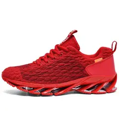 SHANDIAN - Zapatillas Deportivos Hueco Hombre Rojo